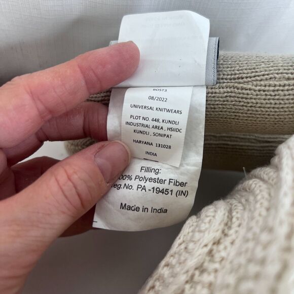 Buddy Set NWT Knitted Stuffed Bunny Rabbit w/ Blanket Made in India Nursery Baby - Picture 8 of 10